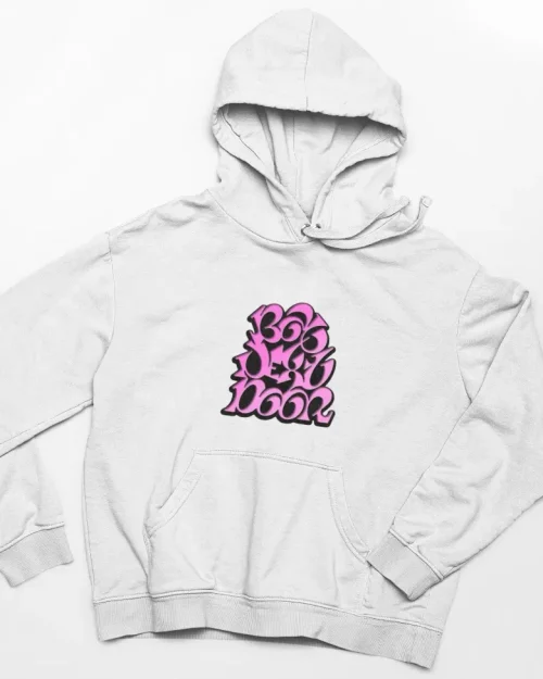 Boynextdoor Pink Bubble Logo Hoodie