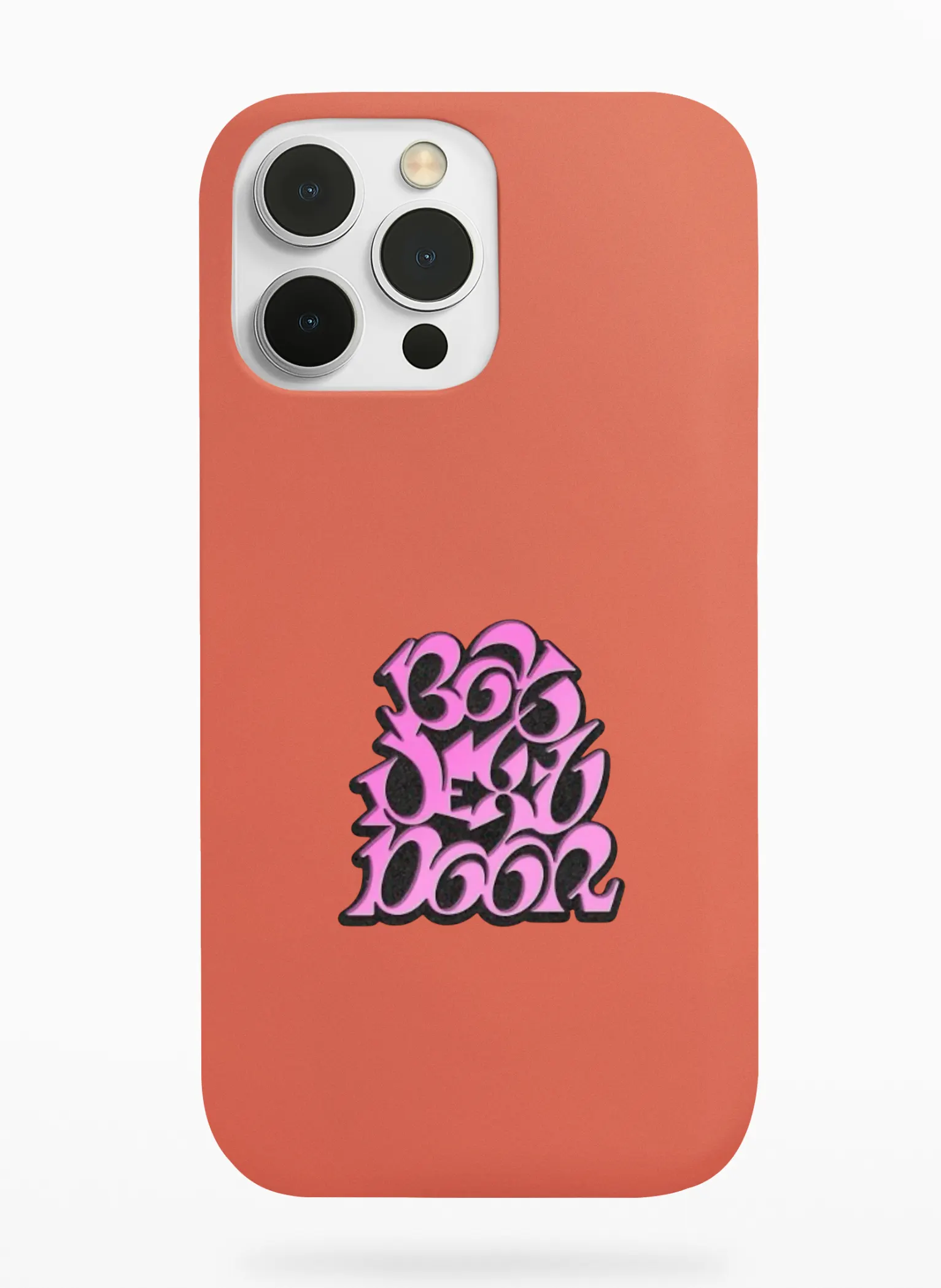 Boynextdoor Pink Bubble Logo Phone Case - Coral, Apple iPhone 18