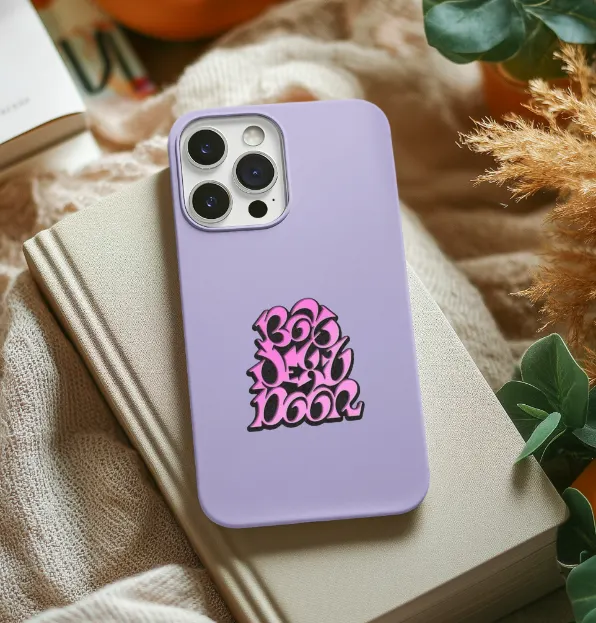 Boynextdoor Pink Bubble Logo Phone Case